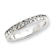Picture of Sterling Silver CZ Eternity Band ring
