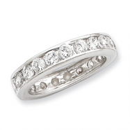 Picture of Sterling Silver CZ Eternity Band ring