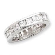 Picture of Sterling Silver CZ Eternity Band ring