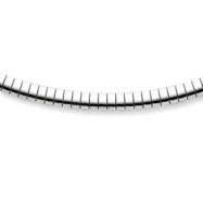 Picture of Steling Silver Rhodium Plated 4mm Cubetto w/Extension Chain