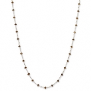Picture of Chocolate Diamond Briolette Necklace chain