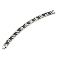 Picture of Stainless Steel Black Color IP-plated Accent Fancy Bracelet