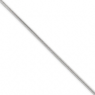 Picture of Sterling Silver 1.2mm Round Snake Chain anklet