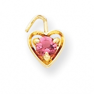 Picture of 14ky October Birthstone Heart Charm