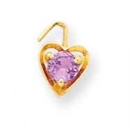 Picture of 14ky June Birthstone Heart Charm