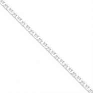 Picture of Sterling Silver 3mm Flat Anchor Chain anklet