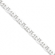 Picture of Sterling Silver 7mm Anchor Chain anklet