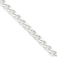 Picture of Sterling Silver 10.5mm Anchor Chain anklet