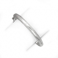Picture of Sterling Silver 5mm Baby Hinged Bangle Bracelet