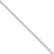 Picture of Sterling Silver 1.5mm Box Chain anklet