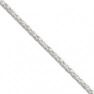 Picture of Sterling Silver 2.5mm Byzantine Chain