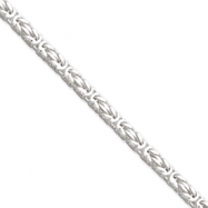 Picture of Sterling Silver 4.25mm Byzantine Chain