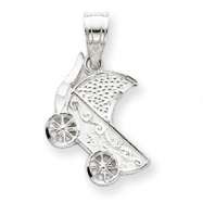 Picture of Sterling Silver Baby Buggy Charm