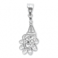 Picture of Sterling Silver Clown w/ Flower Charm