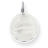 Picture of Sterling Silver On Graduation Day Disc Charm