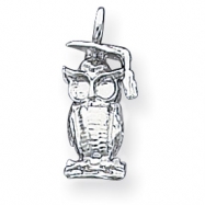 Picture of Sterling Silver Graduation Owl Charm