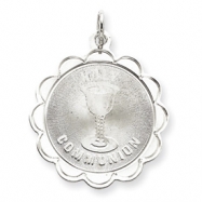 Picture of Sterling Silver Holy Communion Disc Charm