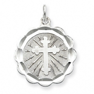 Picture of Sterling Silver Cross Disc Charm
