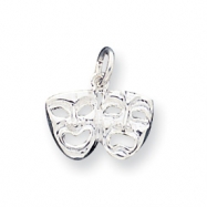 Picture of Sterling Silver Comedy/tragedy Charm