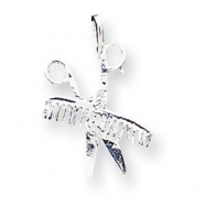 Picture of Sterling Silver Comb & Scissors Charm