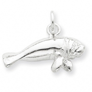 Picture of Sterling Silver Manatee Charm