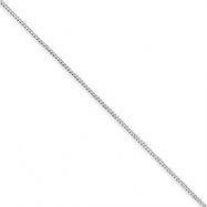 Picture of Sterling Silver 1.75mm Curb Chain anklet