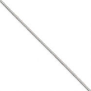 Picture of Sterling Silver 2mm Curb Chain anklet