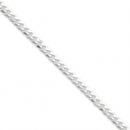 Picture of Sterling Silver 3.5mm Curb Chain bracelet
