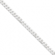 Picture of Sterling Silver 4.25mm Curb Chain bracelet
