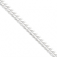 Picture of Sterling Silver 9mm Curb Chain bracelet
