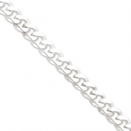 Picture of Sterling Silver 11mm Curb Chain anklet