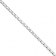 Picture of Sterling Silver 2.5mm Diamond-Cut Spiga Chain