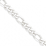 Picture of Sterling Silver 12.75mm Figaro Chain bracelet