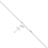 Picture of Sterling Silver Cross Anklet