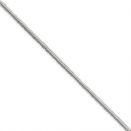 Picture of Sterling Silver 1.5mm Octagonal Snake Chain anklet