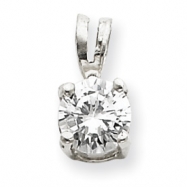 Picture of Sterling Silver CZ Pendant