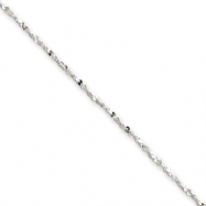 Picture of Sterling Silver 1.2mm Twisted Serpentine Chain