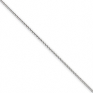 Picture of Sterling Silver .8mm Round Snake Chain anklet