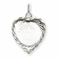 Picture of Sterling Silver Baptism Disc Charm