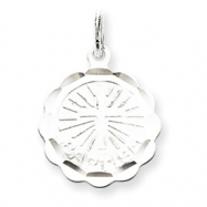 Picture of Sterling Silver Baptism Disc Charm