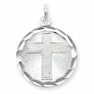 Picture of Sterling Silver Cross Disc Charm