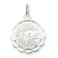 Picture of Sterling Silver Graduation Day Disc Charm