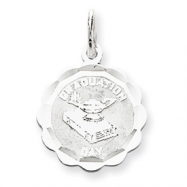 Picture of Sterling Silver Graduation Day Disc Charm
