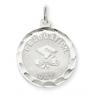 Picture of Sterling Silver Graduation Day Disc Charm