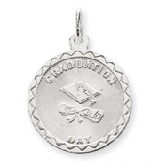 Picture of Sterling Silver Graduation Day Disc Charm