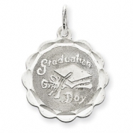 Picture of Sterling Silver Graduation Day Disc Charm