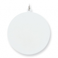Picture of Sterling Silver Engraveable Round Disc Charm