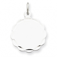 Picture of Sterling Silver Engraveable Disc Charm