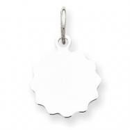 Picture of Sterling Silver Engraveable Disc Charm