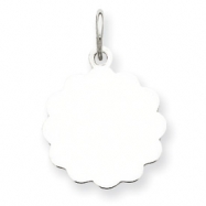 Picture of Sterling Silver Engraveable Disc Charm